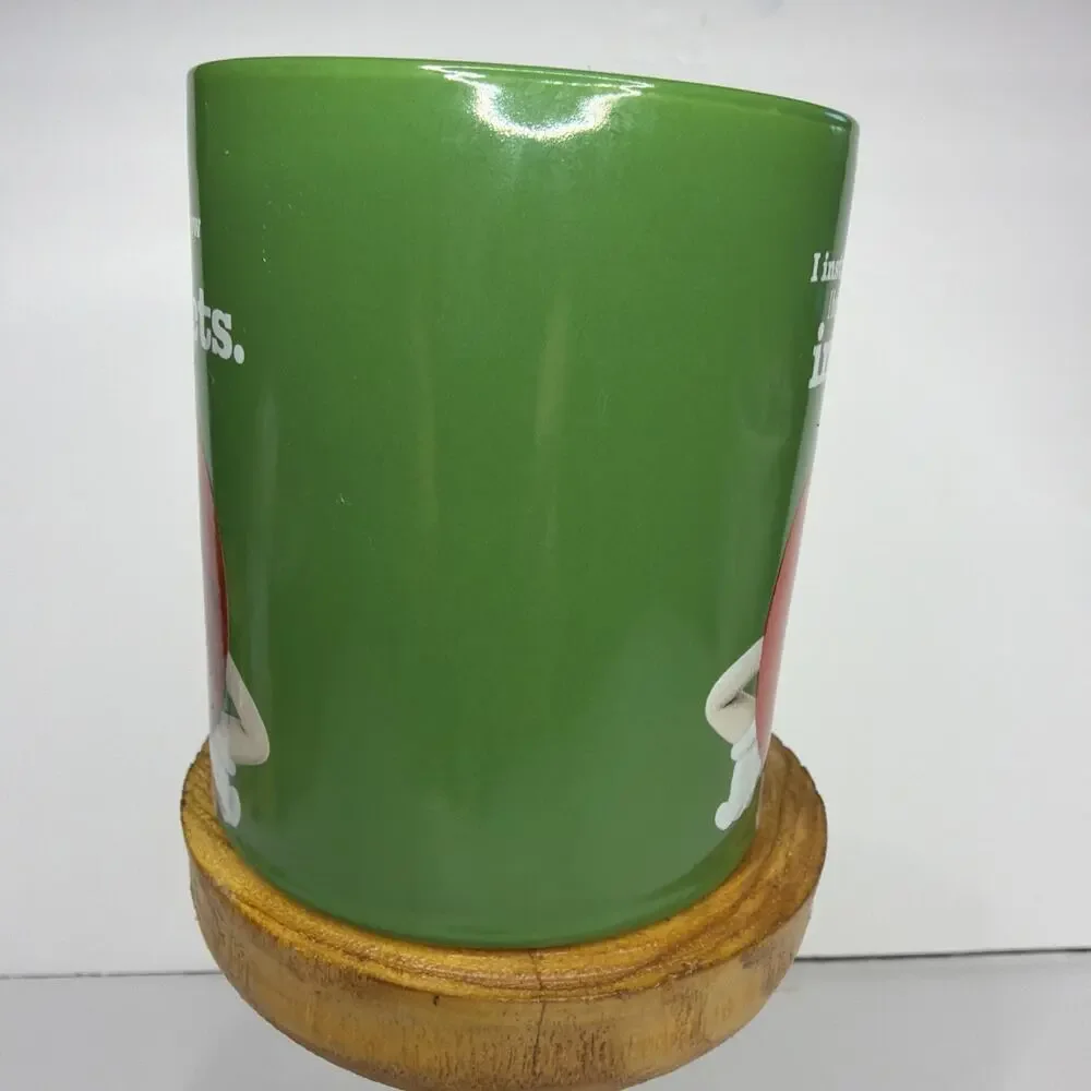 M&M's Mug I Instinctively Know I Have Great Instincts Green Coffee Tea Cup Gift